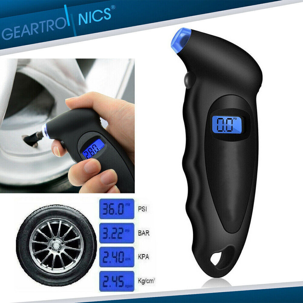 Digital Tire Air Pressure Gauge Meter Tester FOR Car Truck LCD Display 150 PSI