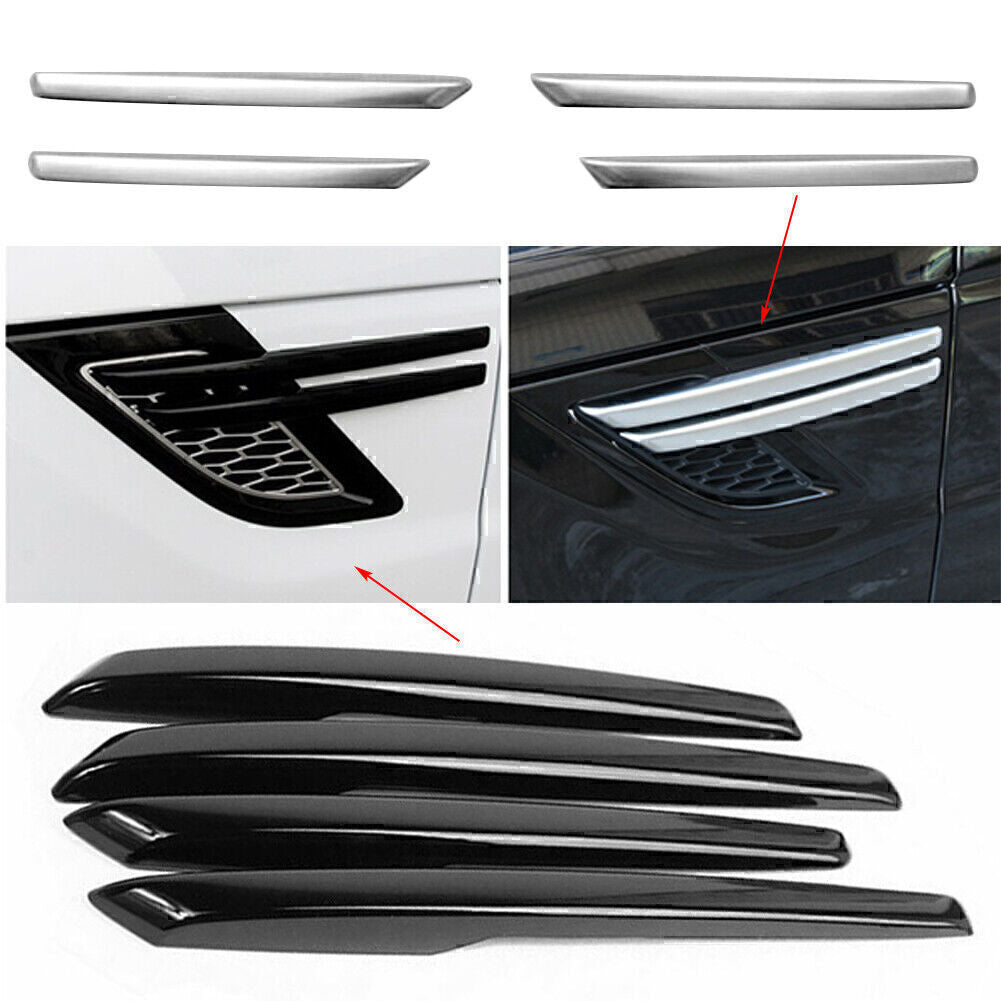 4PC Side Front Fender Air Wing Vent Cover Trims Fits for Range Rover Sport 2014-2017