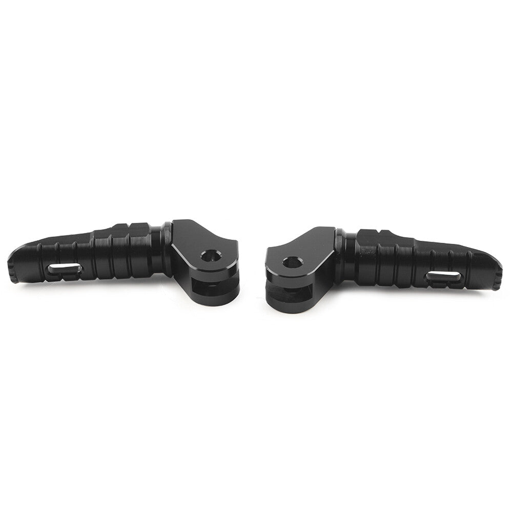 CNC Front Foot Pegs Footpegs Pedal Aluminum For T100 T120 2016-2022 Black Pair