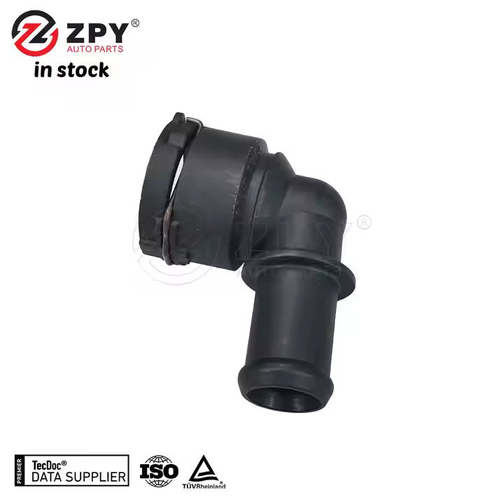 ZPY For 1998-2008 for VW for Volkswagen Beetle R32 Eos Coolant Hose Connector 1J0122291C