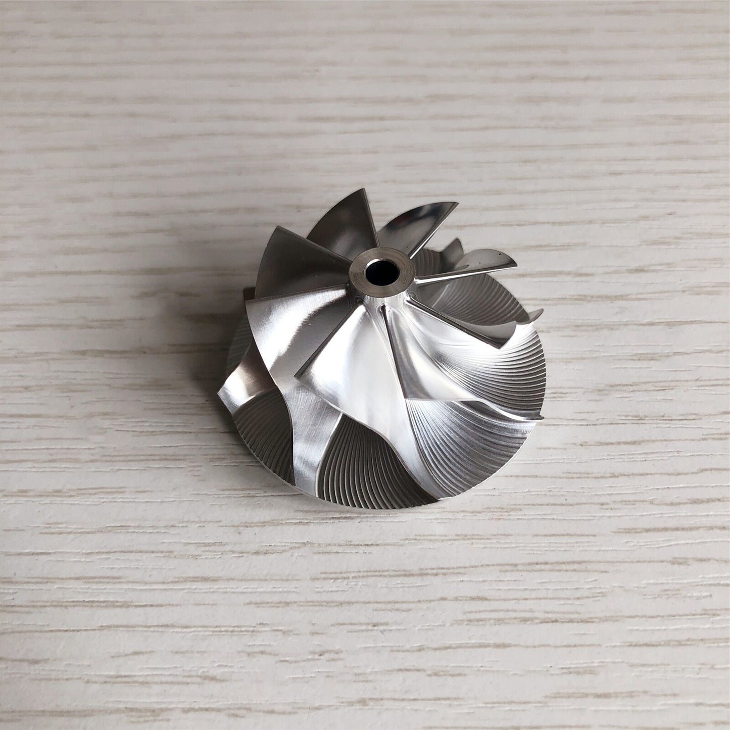 KP39 35.00/46.00 mm 8+0 Blade Turbine Milling/Blank Compressor Wheel