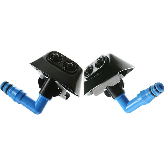 Pair - Left Right Front Headlight Washer Spray Nozzle for Saab 9-3 2004 - 2011