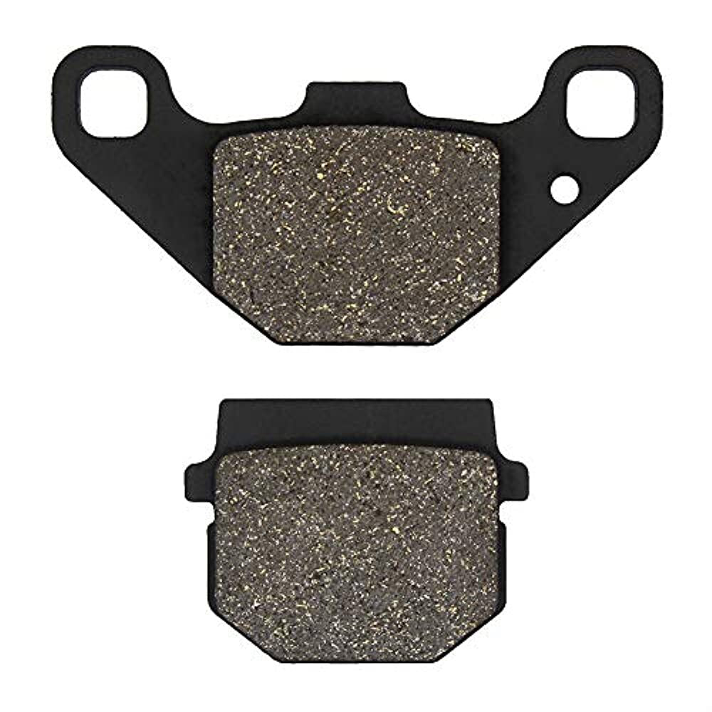 Front Rear Carbon Fiber Brake Pads for Kawasaki KMX125 KMX 125 1986-1998 KMX200