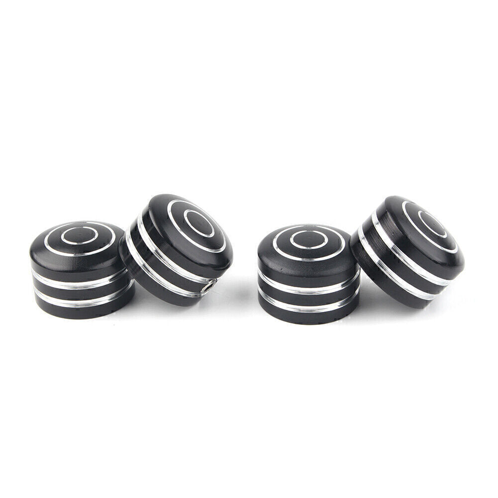 4x Black Head Bolt Covers for Harley Sportster 883 XL 1986-2017 Twin Cam 1999-17