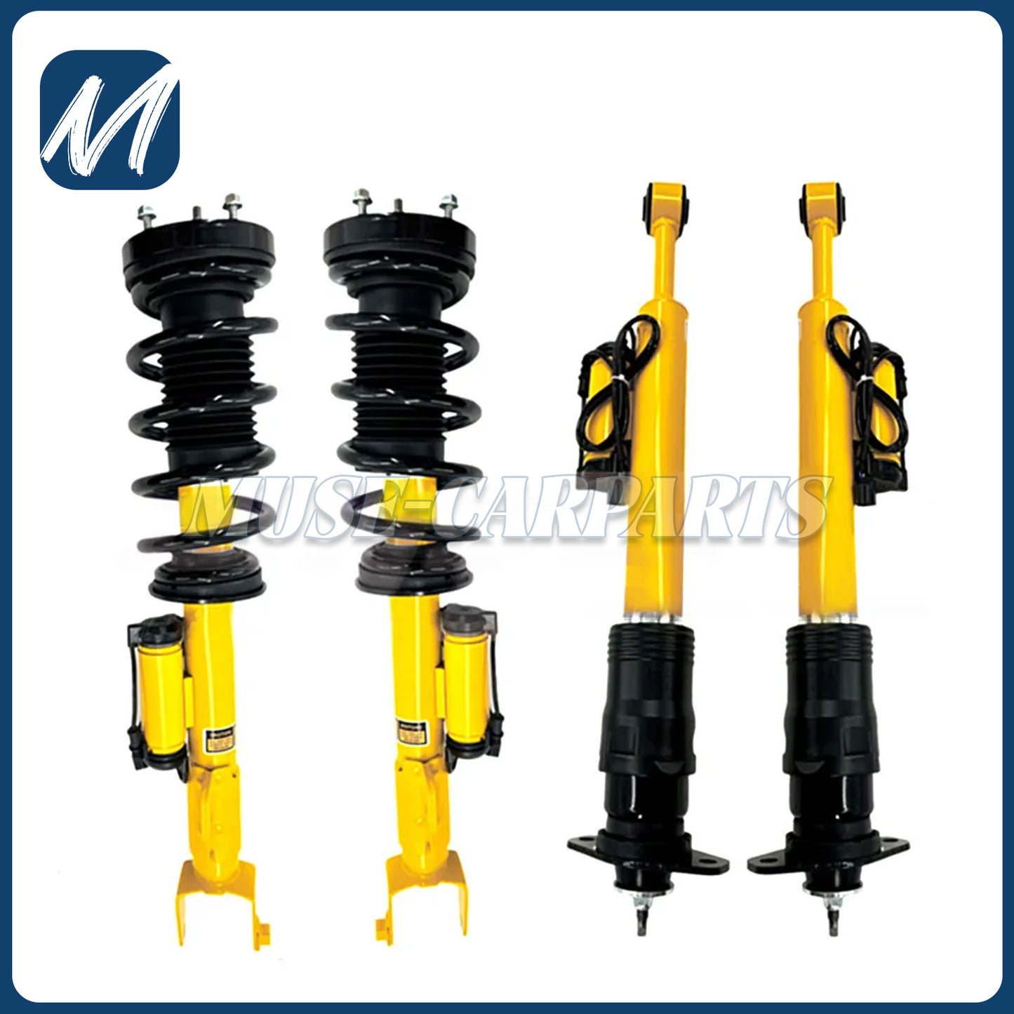 A pair of front shock absorber struts with active damping are suitable for the for Chrysler 300 CS SRT8 2012.