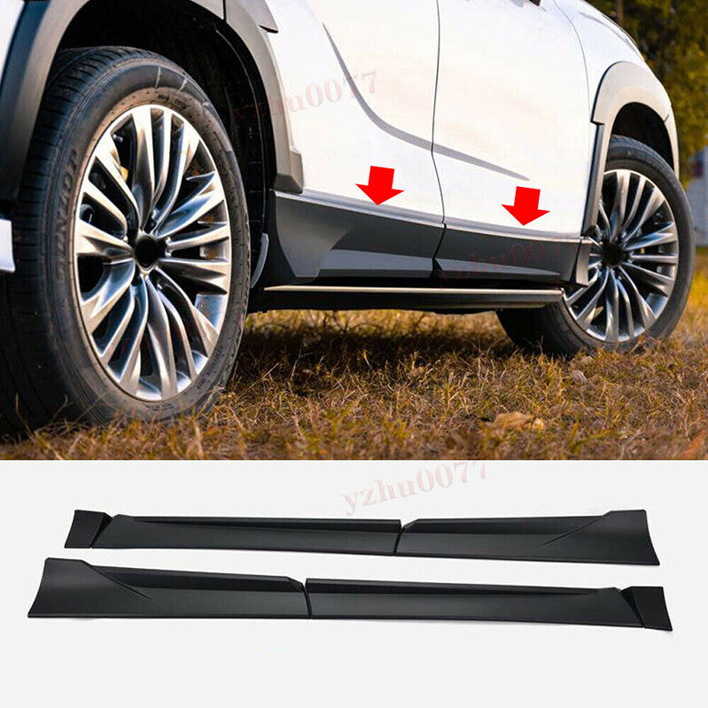 for Toyota Highlander 2020-2023 Side Skirts Door Body Molding Cover Trim Guard