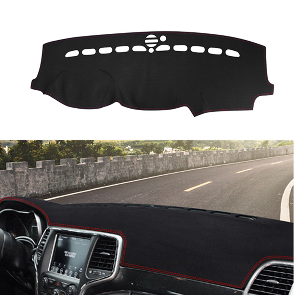Leather Dashmat Dash Mat for Jeep Grand Cherokee 2011-2017 Dashboard Cover