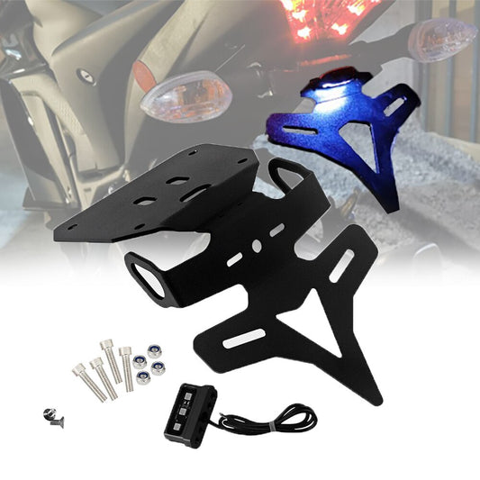 License Plate Holder LED Light Tail Tidy Fender for YAMAHA YZF-R3 YZF-R25 17-20