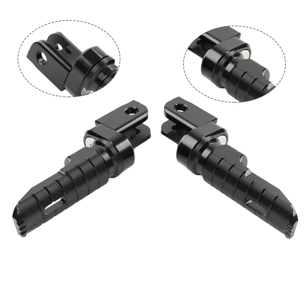 Black Front Footrests Foot Peg For MV Agusta Brutale 675 800 1000 F3 675 800 F4