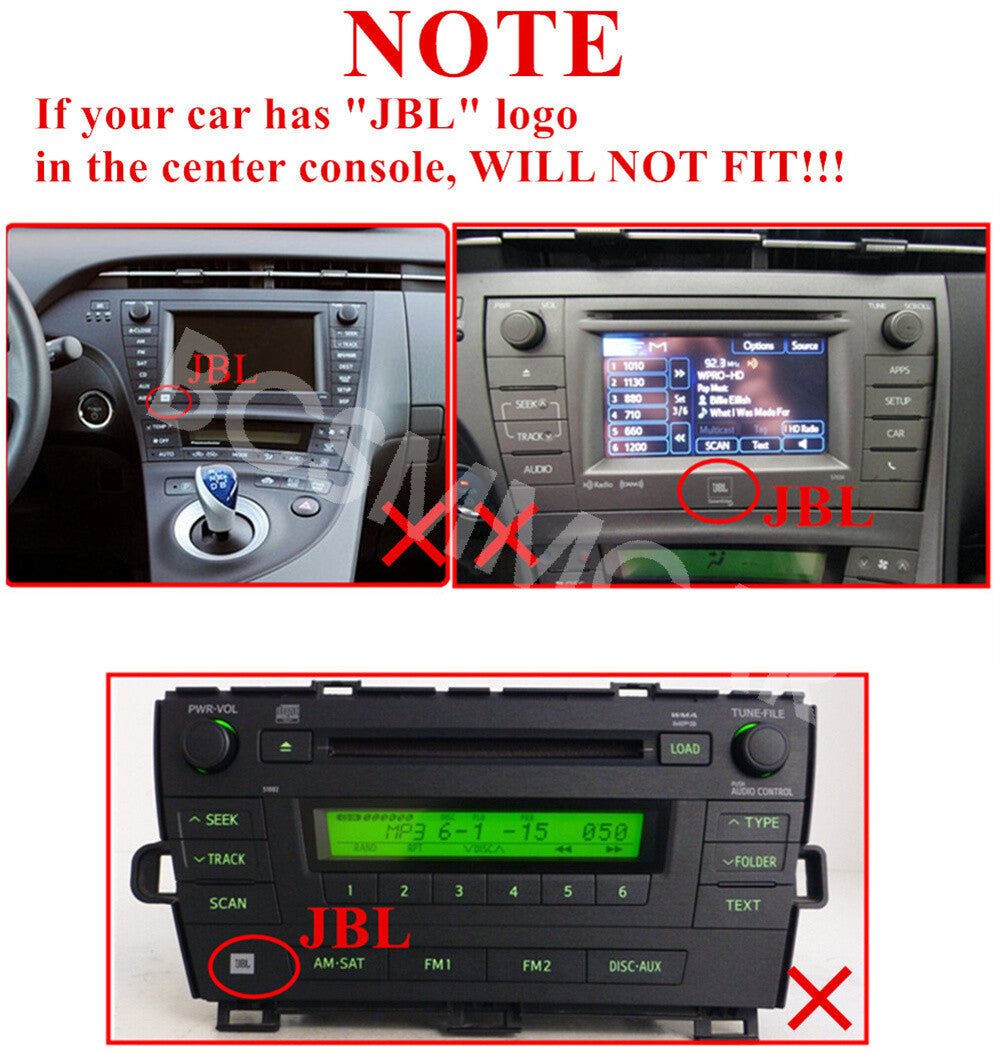 Fit for Toyota Prius 2010-2015 LHD Touch Screen Stereo Radio GPS WiFi Head Unit