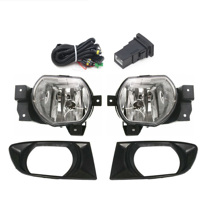 Front Bumper Fog Light foglamp cover for Kia Rio RS 2002-2006 w/Wiring Switch