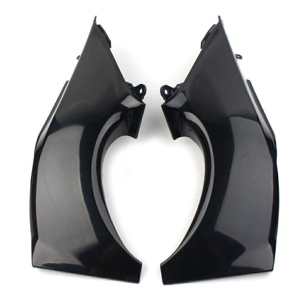 Left Right Air Duct Tube Cover Fairing for Kawasaki ZX12R 2000 2001 Black Pair
