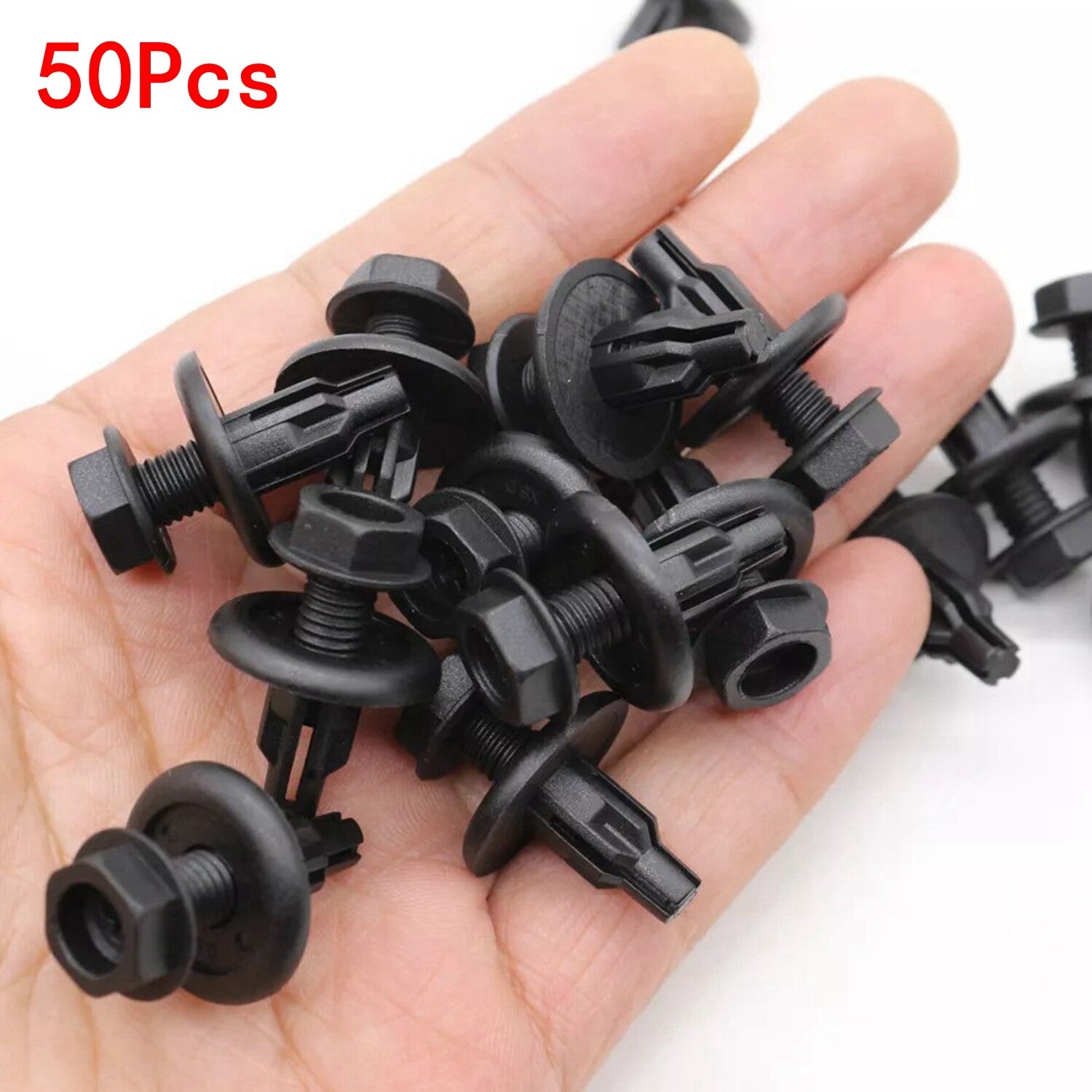50pcs Splash Shields Fender Clips Fastener Screws Hex for Honda 91516-SK7-013