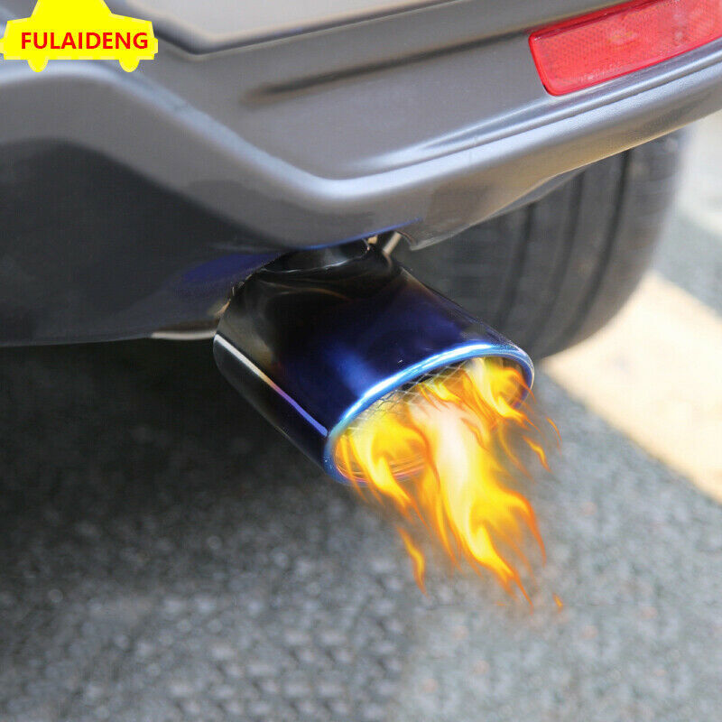 Fit for Nissan Kicks 2017-2020 Blue Stainless Rear Exhaust Muffler Tips End Pipe