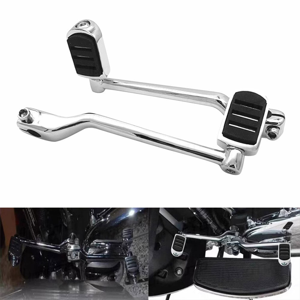 Chrome Shifter Levers Pedals Heel Toe Peg for Harley Touring Road King 1988-2023