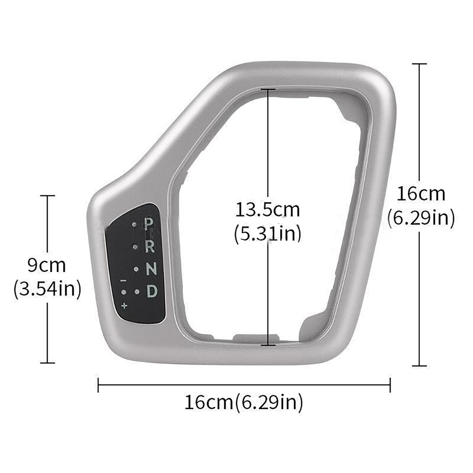 Transmission Center Shifter Bezel Silver for Jeep Cherokee 2014-18 Replace Part