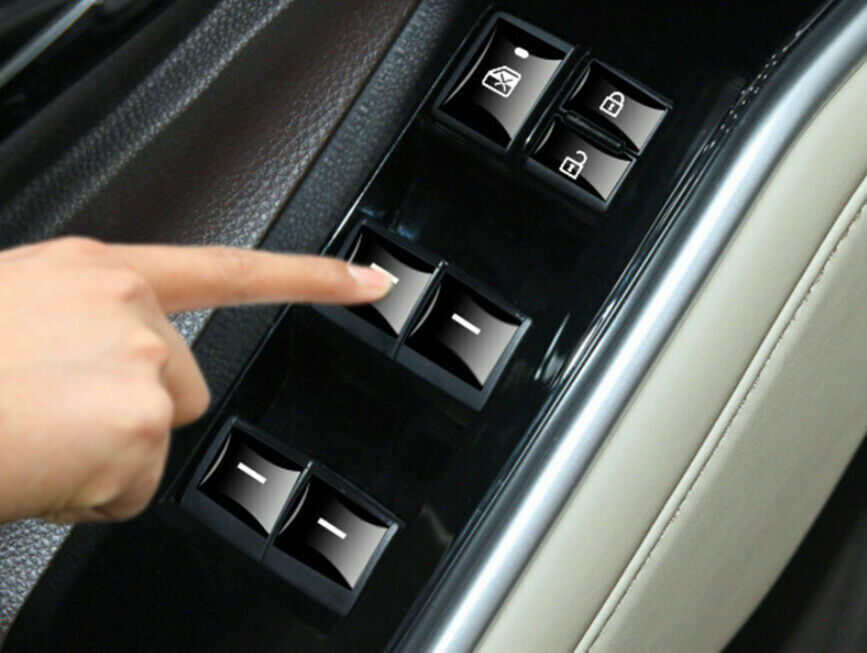 for Toyota Highlander 2020-2022 Black Car Window Door Lock Control Switch Trim