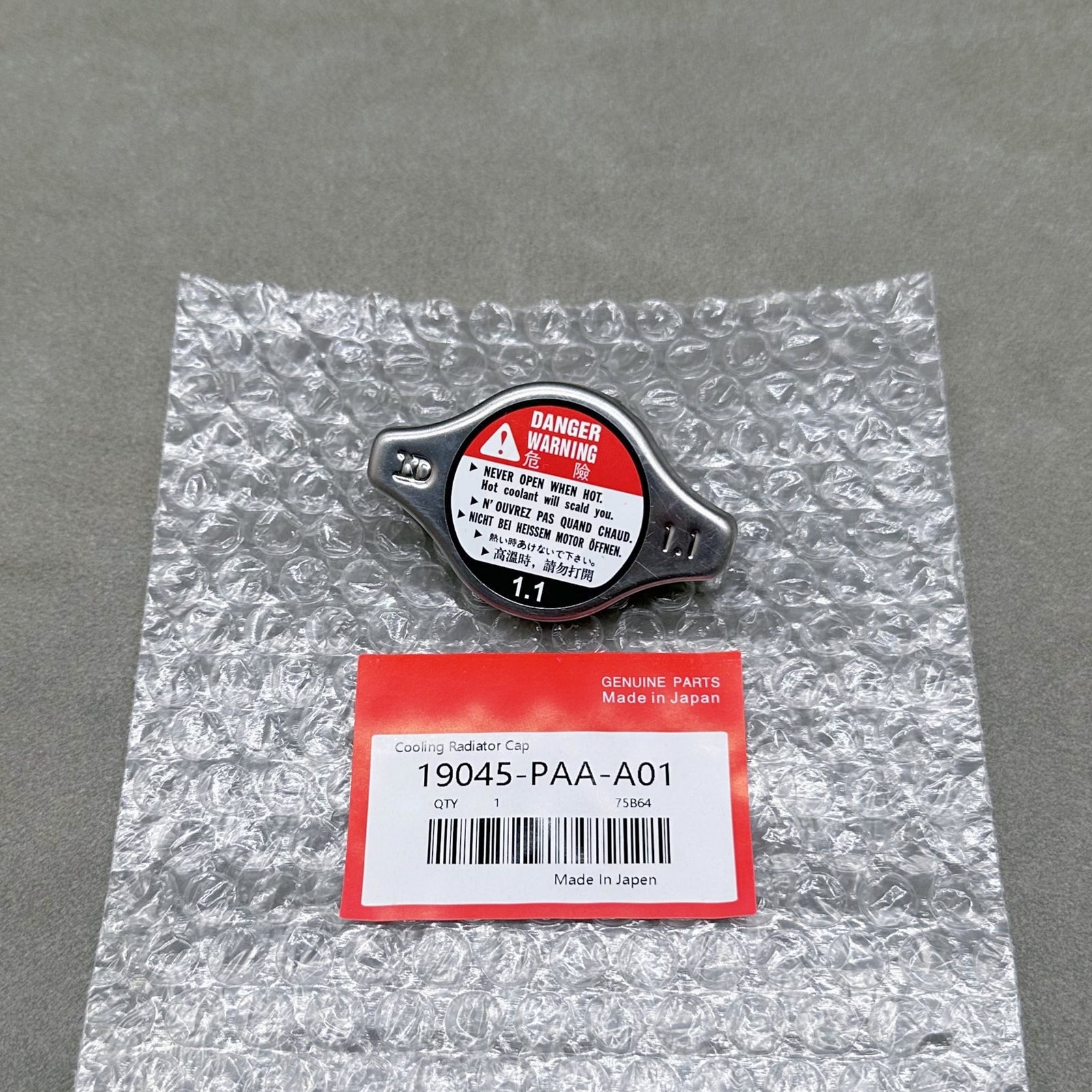 The new radiator cap is suitable for Honda Accord, for Civic Odyssey, CR-V, and for Acura TL