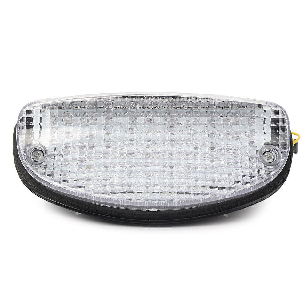 Clear LED Tail Light Brake Light w/ Amber Turn Signal for Suzuki GSX650F GS500F
