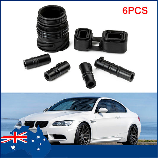 6PCS For 2006 for BMW 325i 3.0L Valve Body To Case Sleeve Seal kit Mechatronic Kit