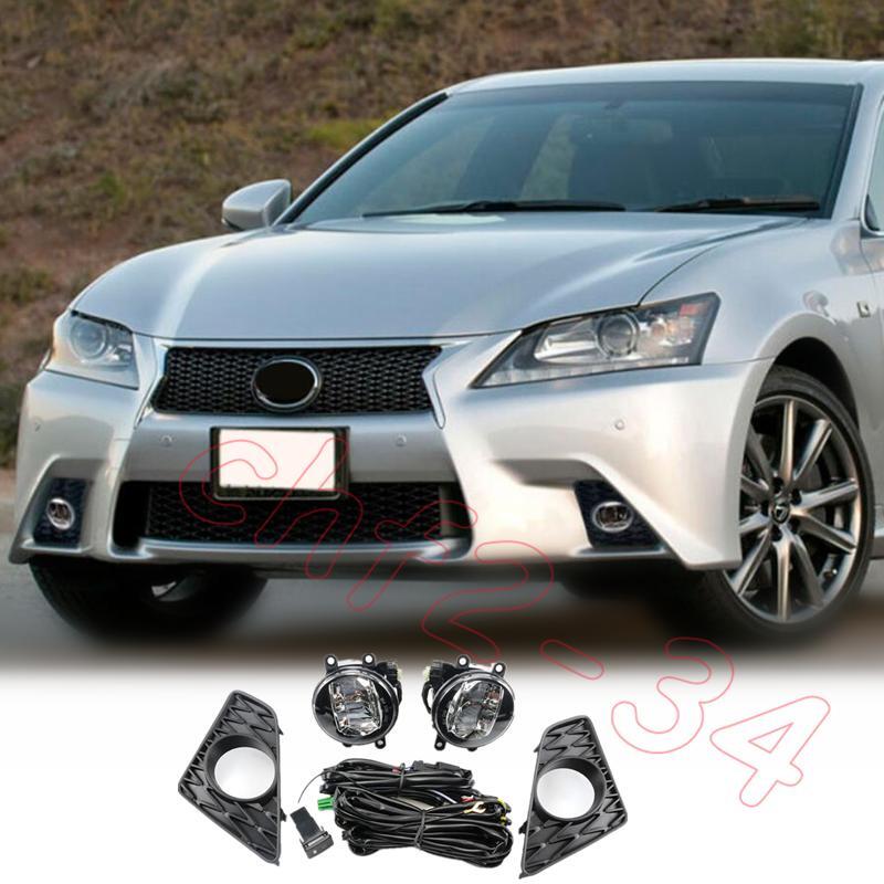 DRL LED Fog Light Complete Kit Fit for Lexus GS350 GS450h 2010-2016