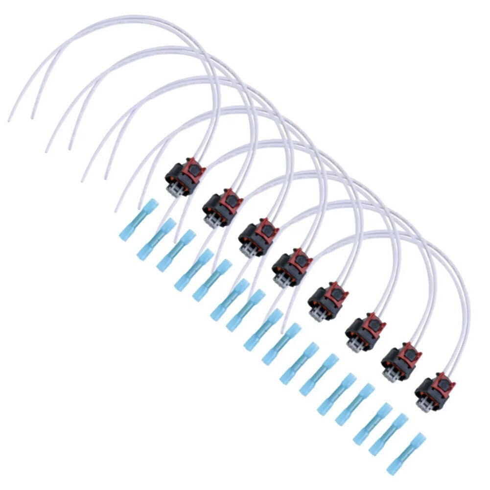 8Pcs Injector Pigtails Harness for Chevy for GMC 2500 3500 2017-24 19368140