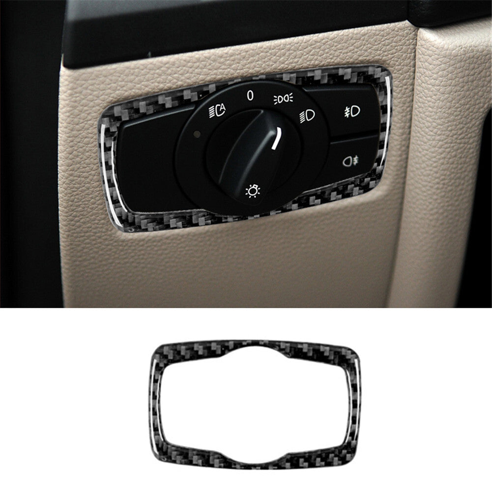 Headlight Switch Trim Cover Decor for BMW 1 Series Convertible E82/E88 2008-2013