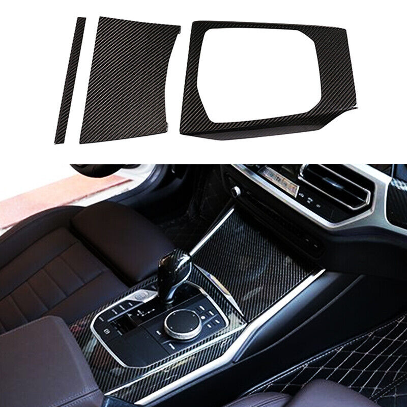 Genuine carbon fiber automotive gear shift cover trim suitable for BMW 3 Series G20 G28 20-21