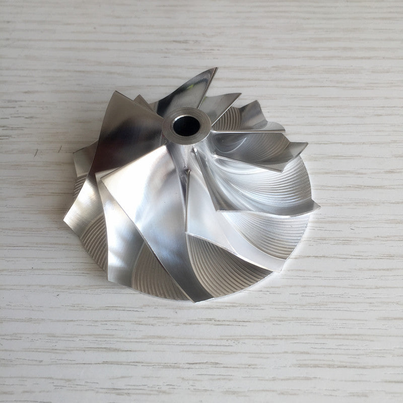 CT26 48.04/68.00 mm 5+5 Blade Performance Turbine Billet Compressor Wheel