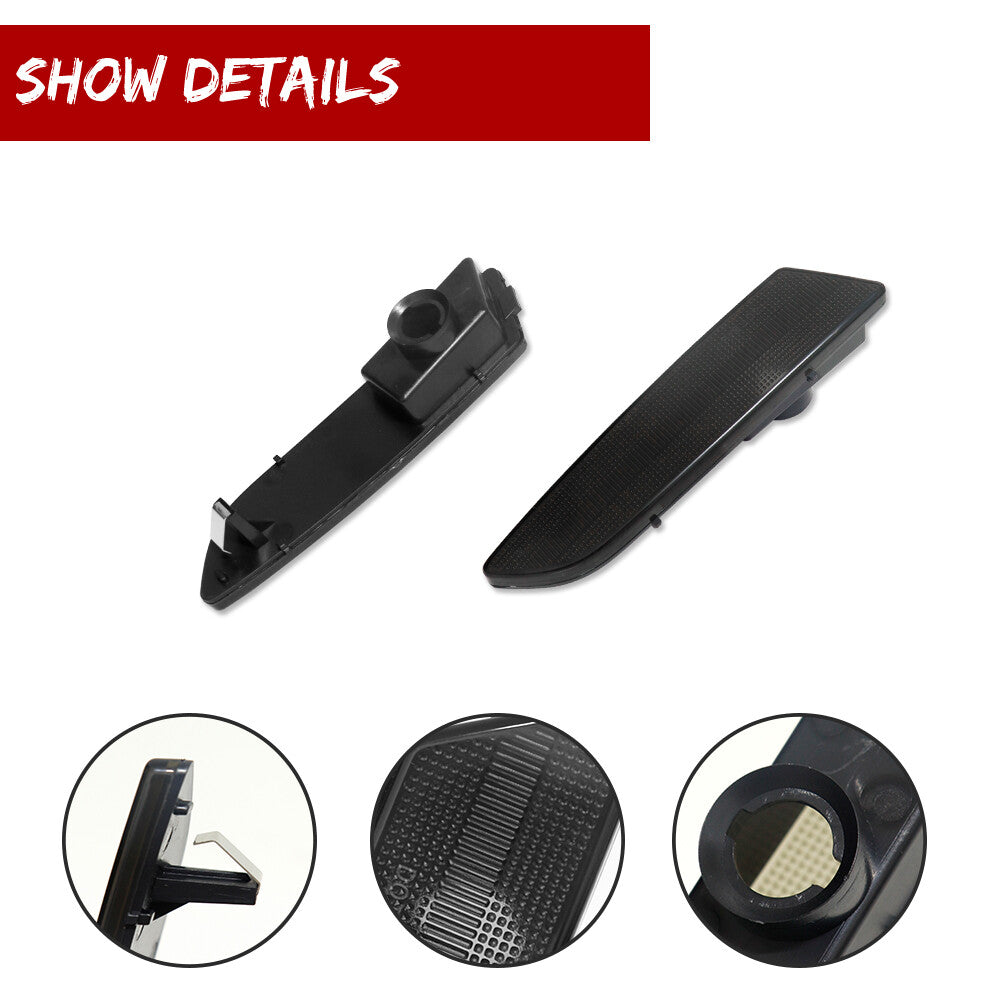 For 04-08 for Chrysler Crossfire SRT-6 smoke lens front bumper side marker light kit