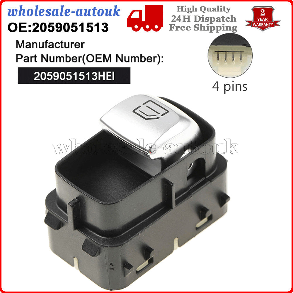 Door Window Control Switch Button for MERCEDES C V Class GLC W205 S205 X253 W447