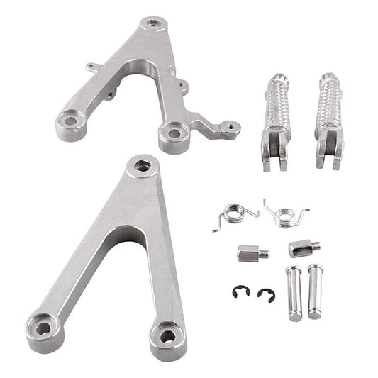 for Yamaha YZF R1 2002 2003 CNC Motorcycle Rider Front Footpegs Rearset Brackets