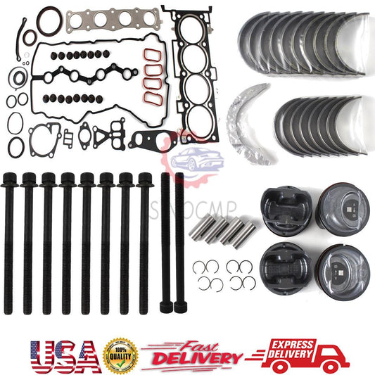 Engine Overhaul Rebuild Kit For 11-20 for KIA Sorento Optima Sportage 2.4L GDI G4KJ