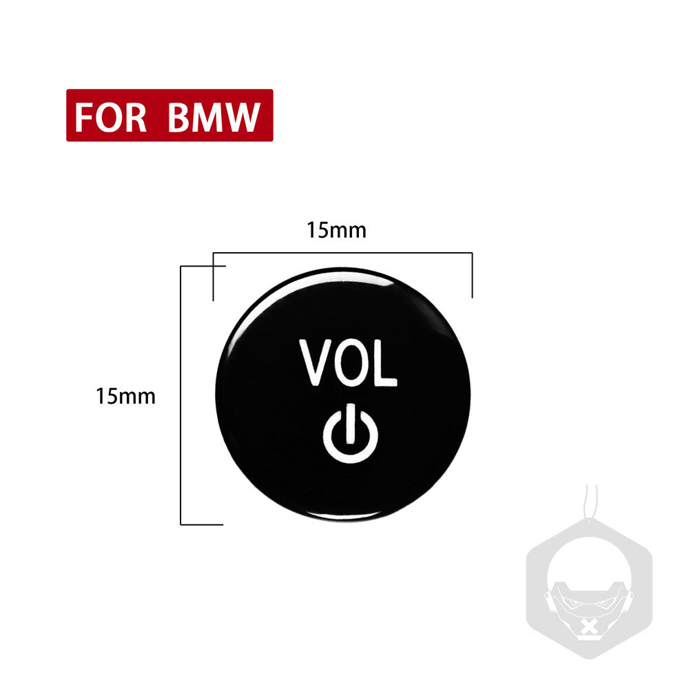 Black Replace VOL Button Trim for BMW 2 3 4 8 Series G42 G20 G22 G14 X3 X4 X5 X6
