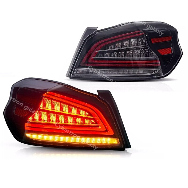 LHRH LED taillights for 2015-2021 for Subaru WRX and for Subaru WRX STI transparent taillights.