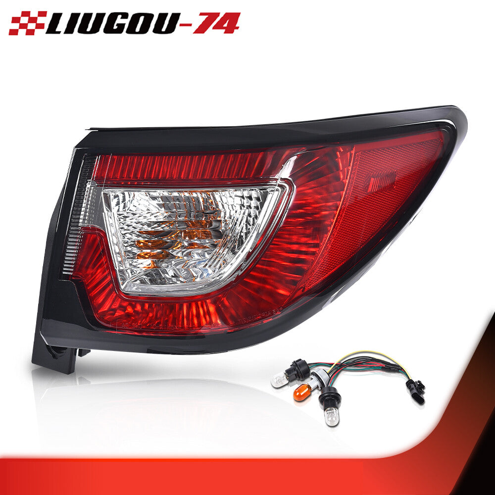Taillights with red bulbs on the passenger side, suitable for 13-17 for Chevrolet Traverse LS LT LTZ