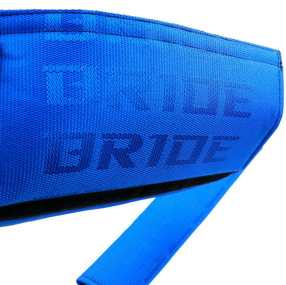 Blue Car Seatbelt Cover and Shoulder Strap Pad for Mitsubishi (2-Piece Set)