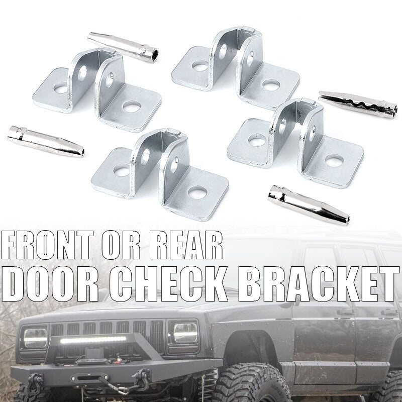 Door Check Bracket Pin Replacement Repair 4 Door fits 84-01 for Jeep Cherokee XJ