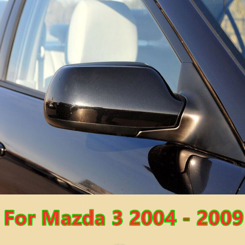 Right Passenger Mirror Cover Cap Replacement for Mazda 3 2004-2009