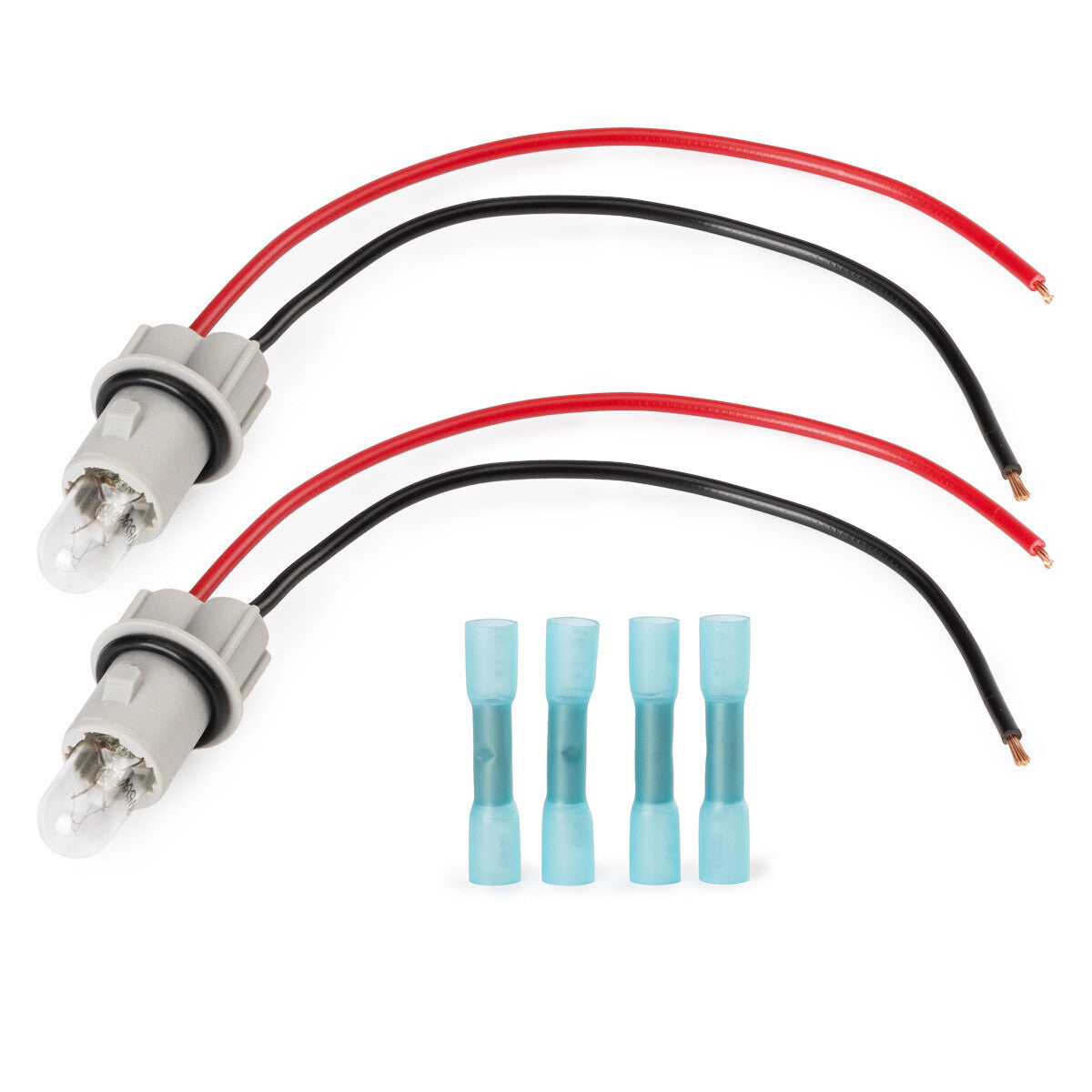 2X Side Marker Lamp Light Bulb Socket Wire Harness for Mercedes CLK-Class W208
