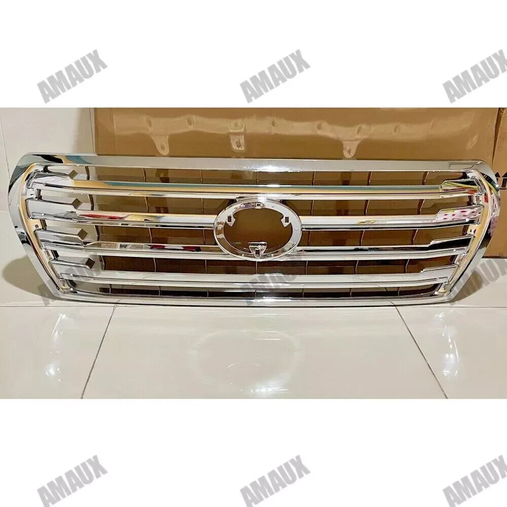 Chrome Grille Front Bumper Grill Fit for Toyota for Land Cruiser LC200 2008 - 2015