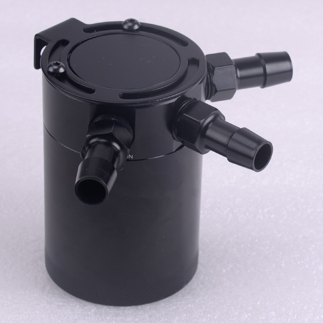 Racing Baffled Aluminum 3-Port Oil Catch Can Tank Reservoir Air-Oil Separator A2