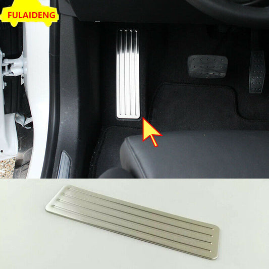 for Cadillac XT5 2016-2021 Stainless Footrest Pedal Cover Foot Rest Pad Cap Trim