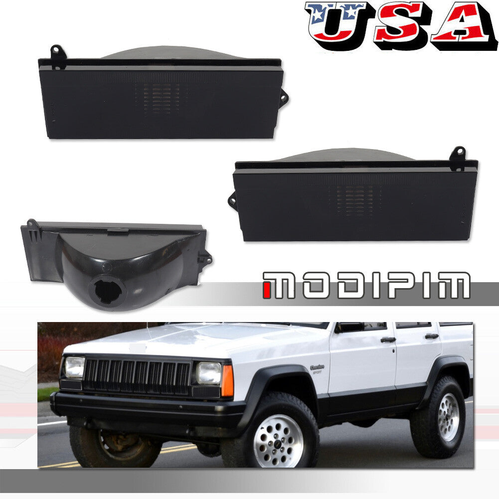 Front corner turn signal light housing kit for 84-96 for Jeep Cherokee and 86-92 Comanche