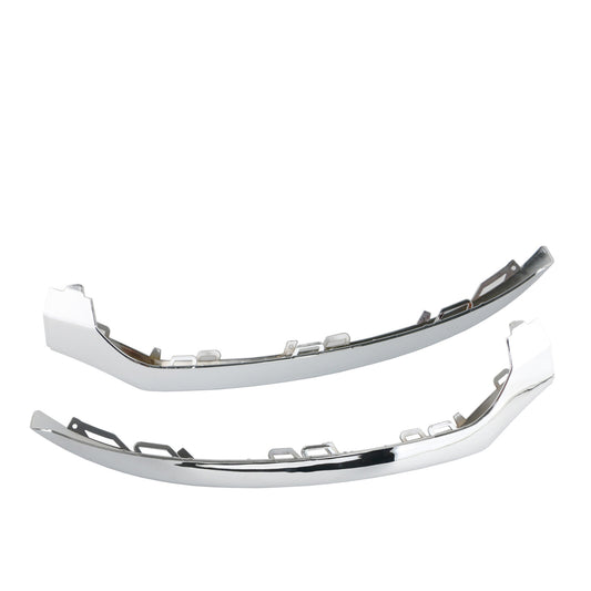 The front dual bumper lower lip trim is suitable for 2015-2018 for Mercedes-Benz W205, C300, and C350 models.