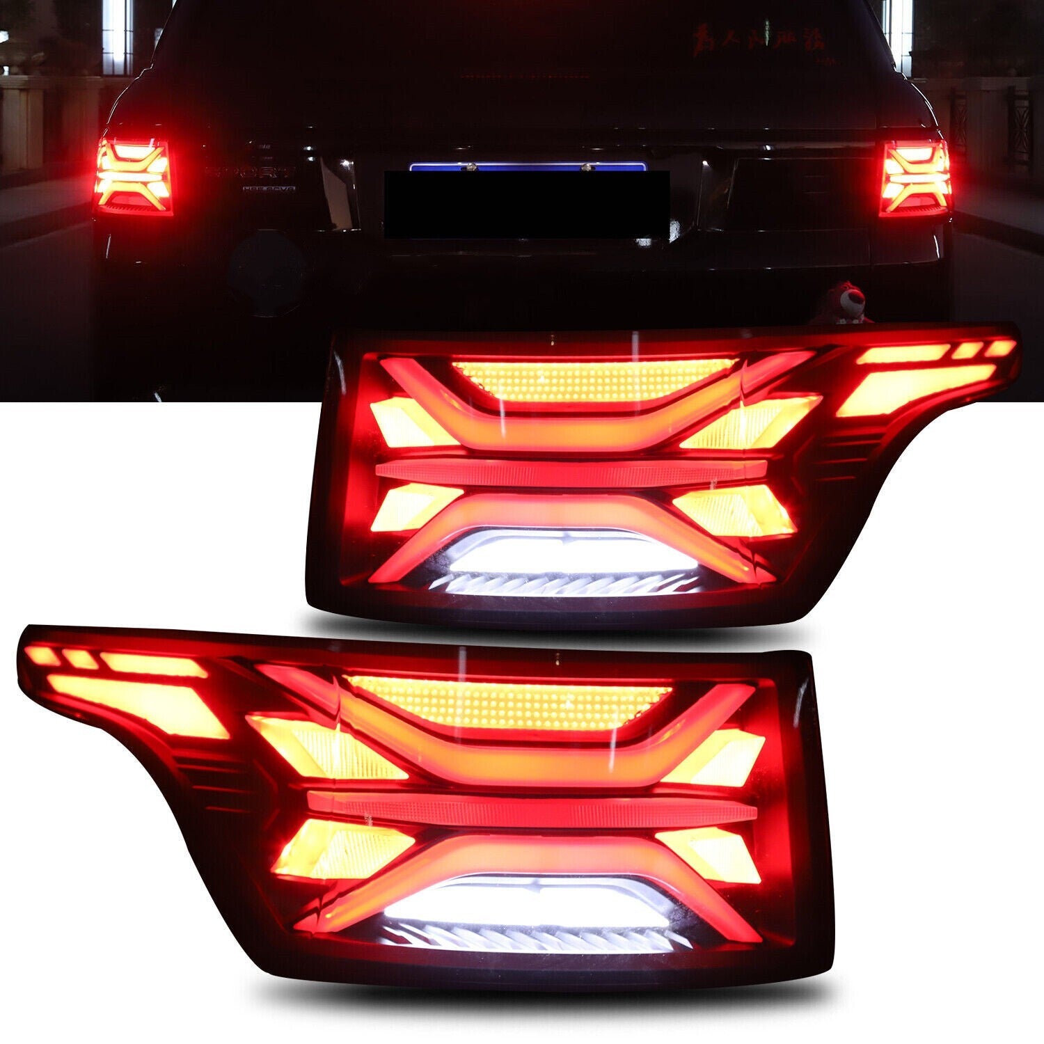Pair Tail Light Assembly for Land Rover for Range Rover Sport 2014-2022 Rear Lamp