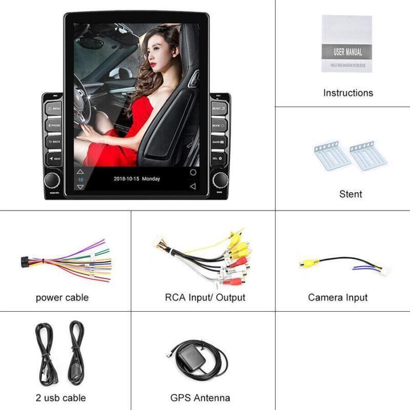 Car Stereo Radio Player GPS Wifi OBD2 Mirror Link Android 9.1 2Din 9.7 Camera
