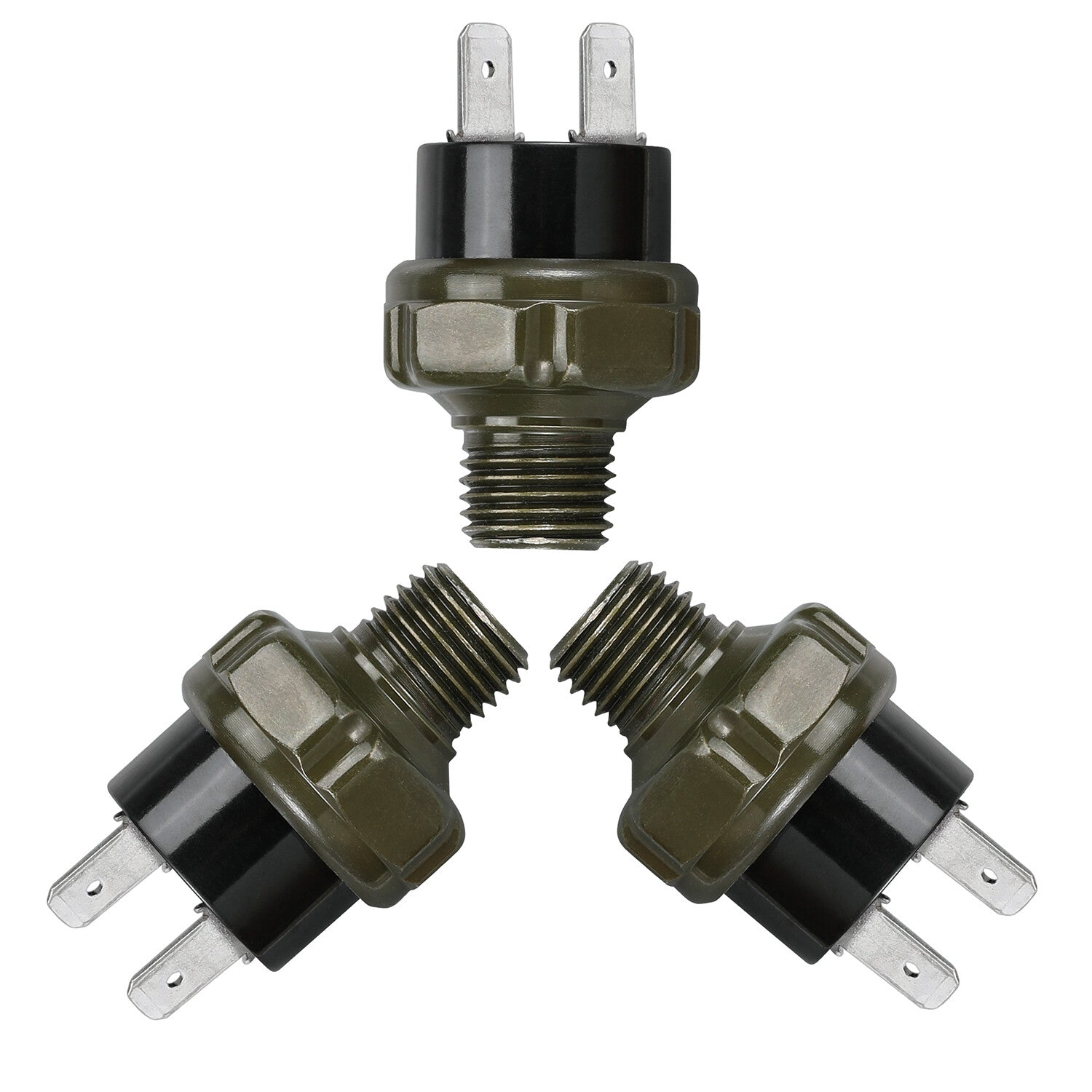 Xrmxf 3pcs 170-200PSI Air Pressure Switch Tank Mount 1/4 for Train/Air Horn