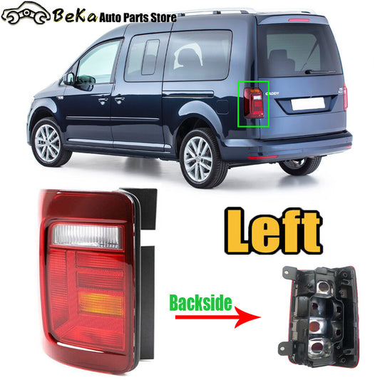 1-pack of for Volkswagen Caddy 2016/2017-2020, left rear taillight bulb missing.
