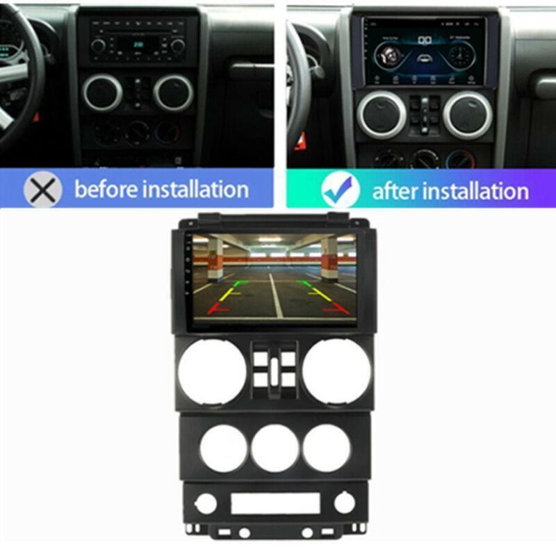 For 2007-10 for Jeep for Wrangler 4 Door 9 Android 10.1 Radio GPS Navigation Car Stereo
